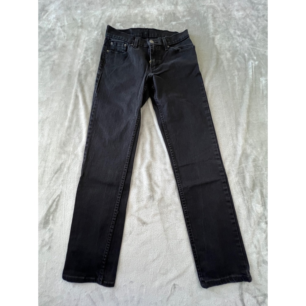 Levis 511 Slim Fit Jeans Mens 29x30 Black Denim Pants 04511-1907